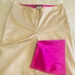 William B  Bootleg Cotton Dress pants